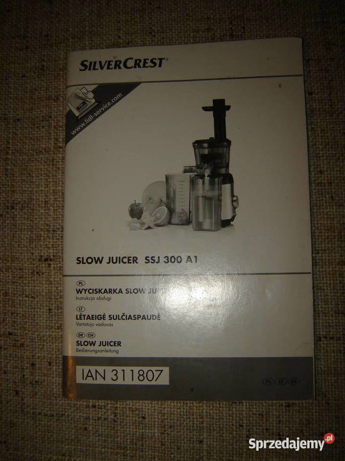 wyciskarka sokow Silvercrest SSJ 3000 A1 małopolskie
