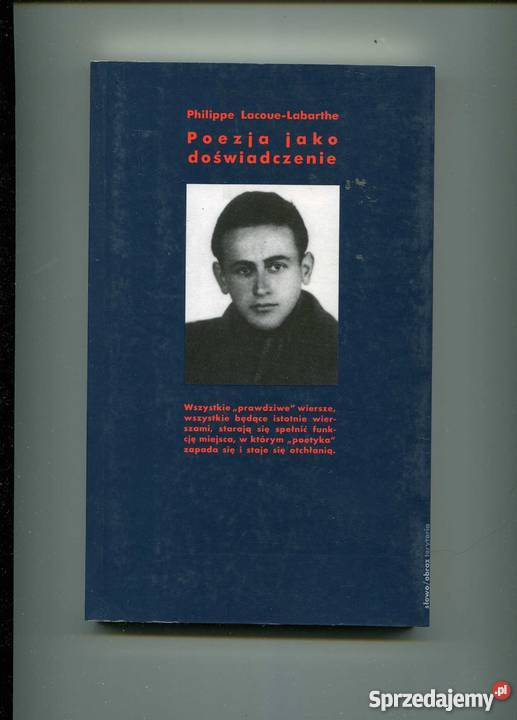 Poezja jako doswiadczenie Szczecin