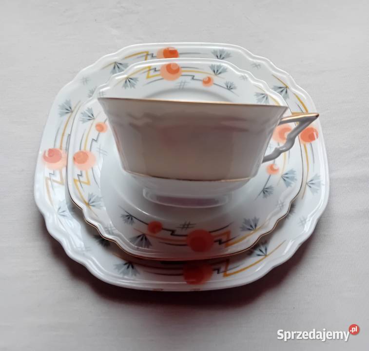 Zestaw śniadaniowy trio art deco Schornding Koźminek