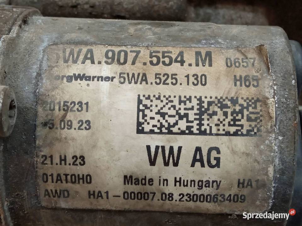 DYFERENCJAŁ MOST TYŁ 20 TSI 190 HALDEX