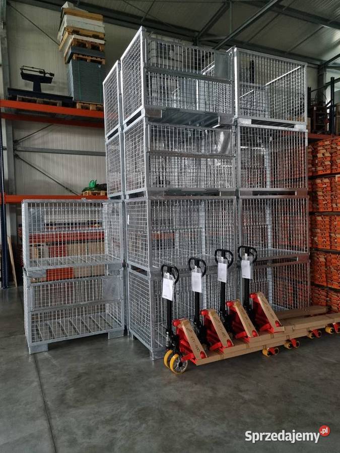 Pojemnik siatkowy ocynk gitterbox paleta mazowieckie Siedlce sprzedam
