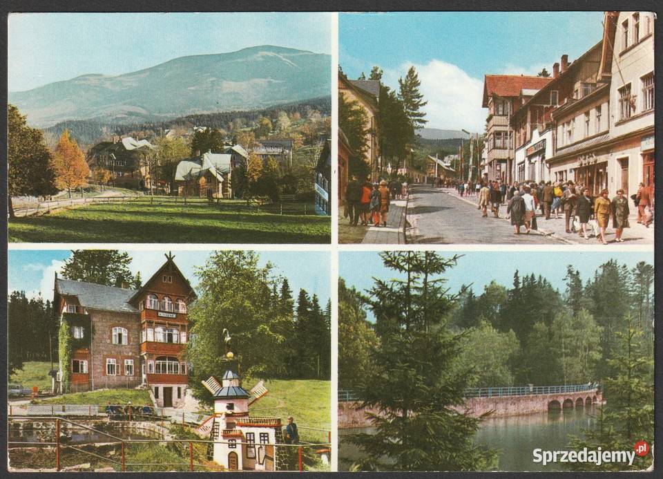 POLSKA KARPACZ MOZAIKA 4 WIDOKI 1972 BEZ OBIEGU Łódź sprzedam