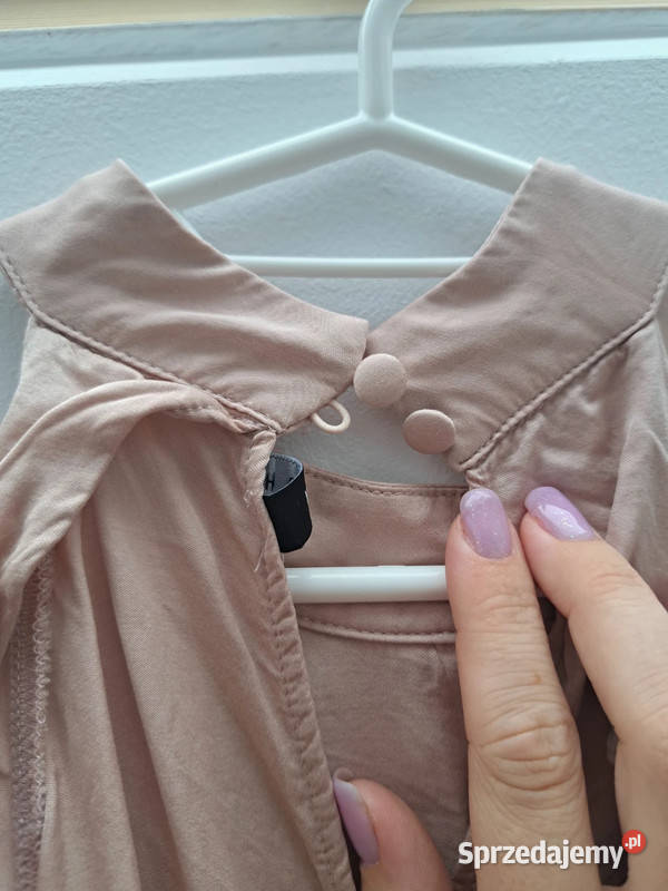 Mohito Pudrowa bluzka z odkrytymi ramionami i Bluzki i koszule pomorskie Trąbki Wielkie