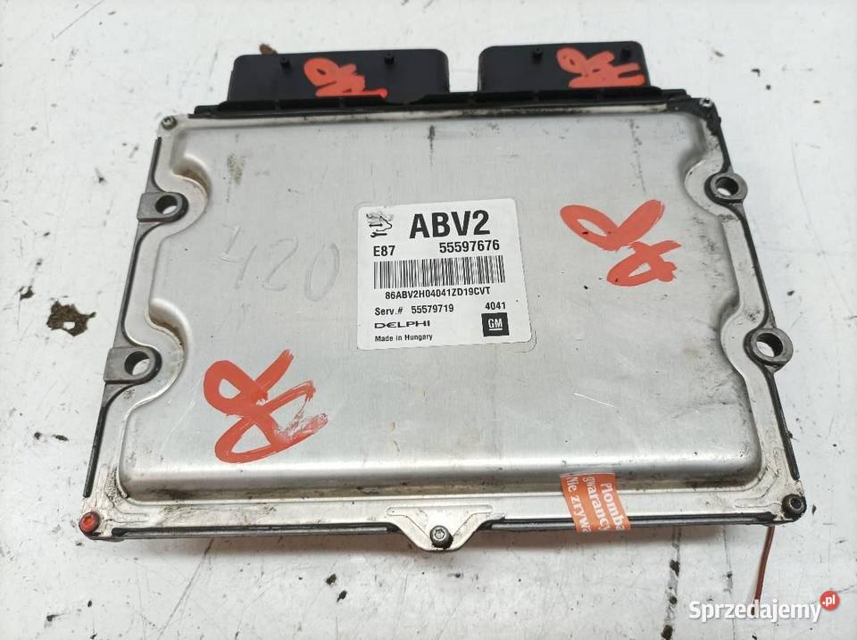STEROWNIK SILNIKA 55597676 17 D Opel Astra IV Rok produkcji 2014 sprzedam