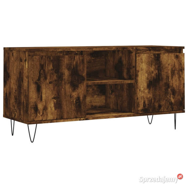 Szafka pod telewizor przydymiony dąb 104x35x50