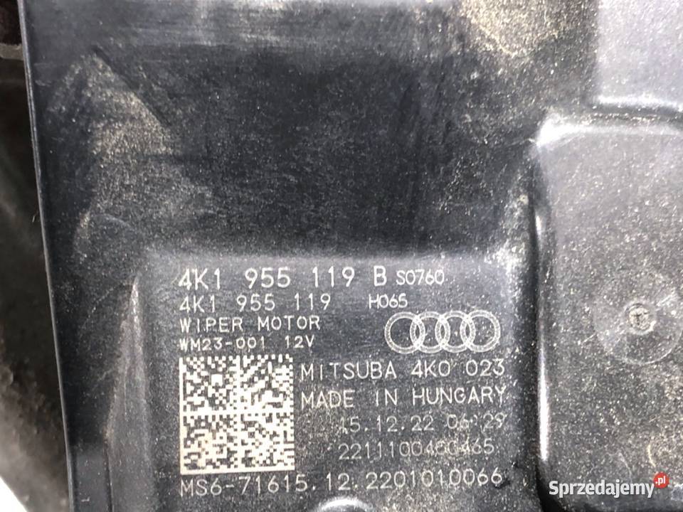 MECHANIZM WYCIERACZEK PRZÓD AUDI A7 C8