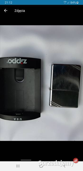Zippo zapalniczka piękna benzyna 100 Oryg chrom Podkowa Leśna