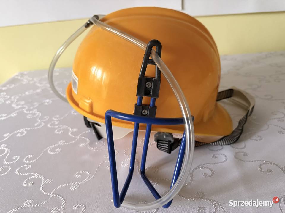 Kask Imprezowy Kierownik Imprezy Żółty Hełm do śląskie Czerwionka-Leszczyny