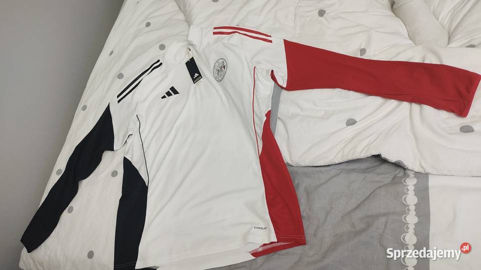 Bluza Ajax Amsterdam biały Terespol Pomorski sprzedam