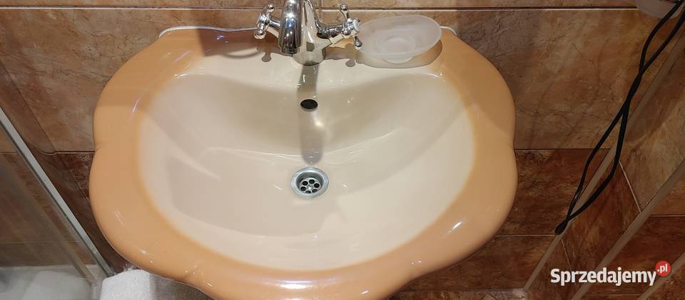 Umywalka z nogą Dalia beż Nysa