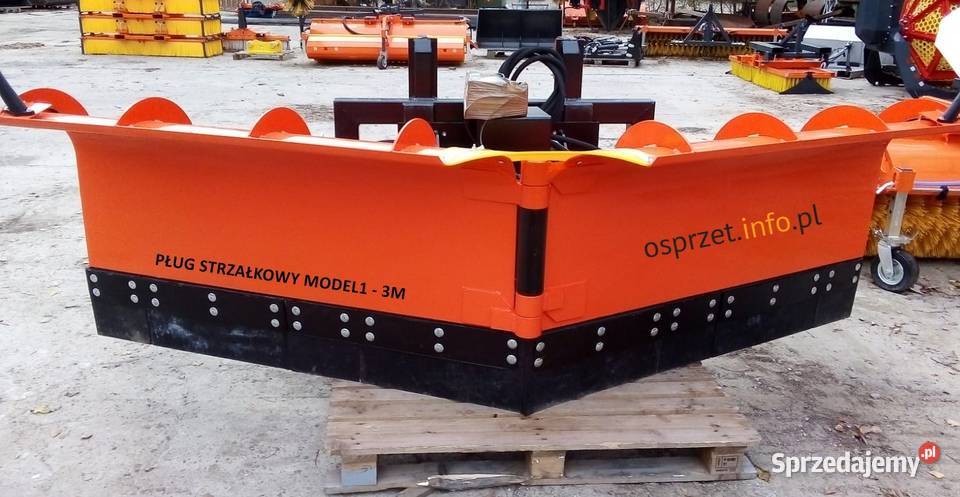 Pług do śniegu wzmocniony prosty strzałkowy 0h