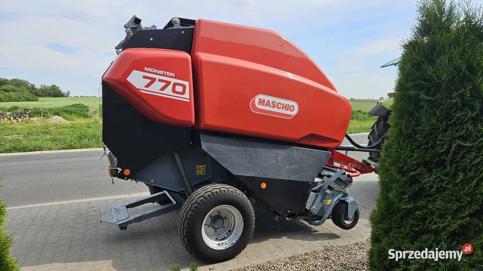 Maschio Monster 770 siatka 130 Gaspardo 2012r Owijanie siatką Gruntowice
