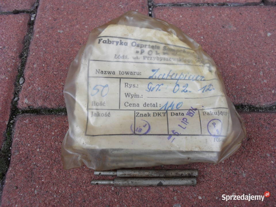 Zatapiacze pływaka gaźnika PEGAZ nowe otyginał Tłuszcz