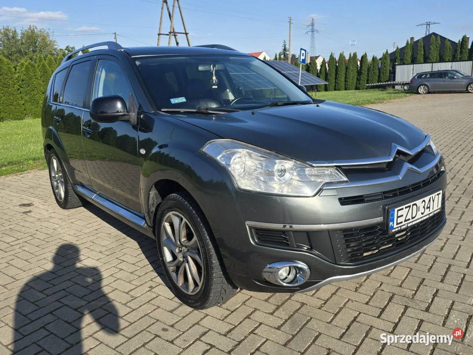 Citroen CCrosser 22hdi Skóry7 OsoboweNaviNapęd tempomat C-Crosser łódzkie Kutno