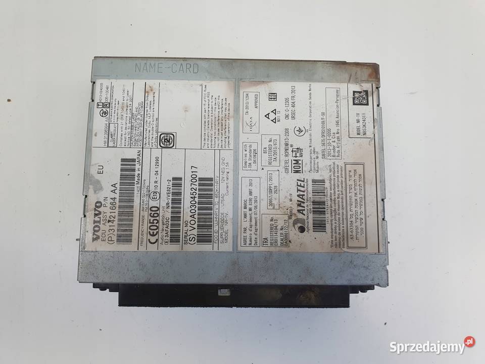 Volvo V60 S60 II RADIOODTWARZACZ CD radio cd Janów
