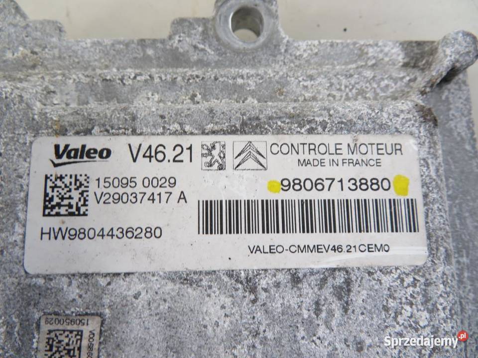 STEROWNIK SILNIKA CITROEN CELYSEE II 9806713880