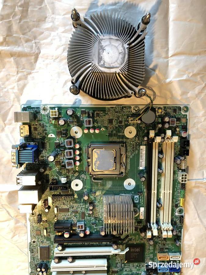 Płyta główna z Intel Core 2 Quad Q8400 do HP Tychy sprzedam