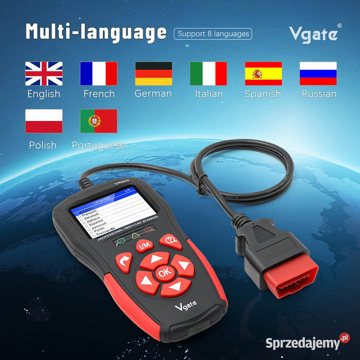 Tester błędów OBD Vgate vLinker MS AndroidIOS Wrocław