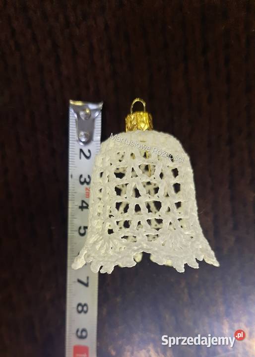 Dzwonki szydełkowe zestaw 6sztuk Suwałki