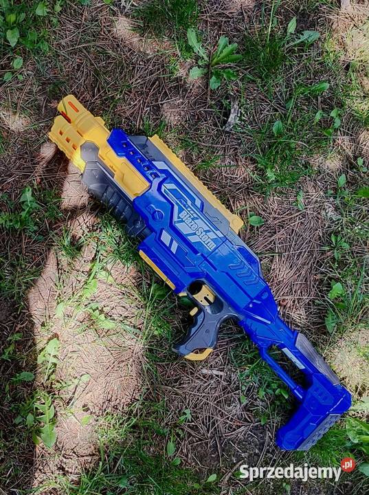 Pistolet Nerf Blaze Storm niebieskożółty pomorskie Gdynia sprzedam