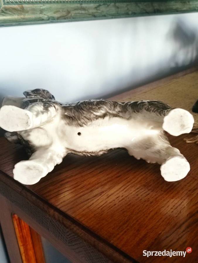 Ceramiczna figura Cocker Spaniel Cortendorf Rzeźby i figury Janów Lubelski