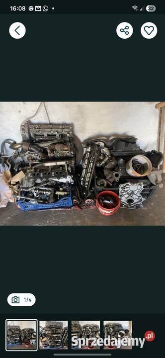 Czesci silnika 32v6 224 mercedes cls w219 clk osobowe Radom