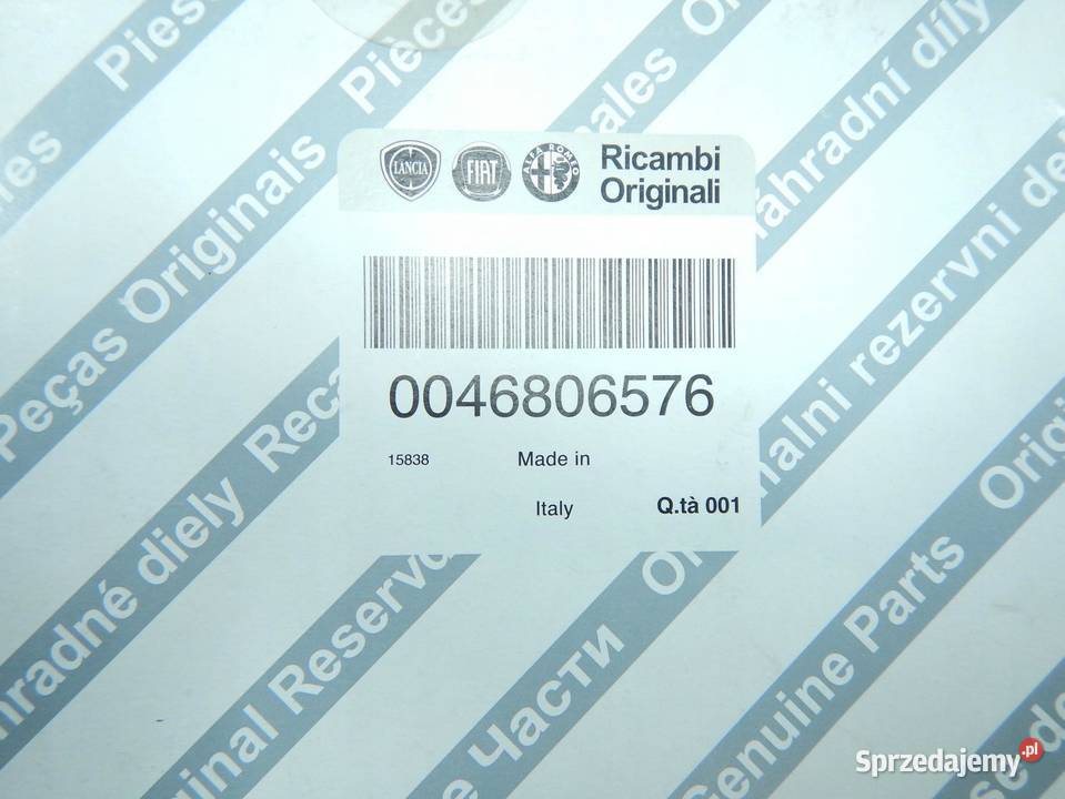 FILTR POWIETRZA FIAT MULTIPLA 16 19 JTD ORYGINAŁ osobowe Paliwa