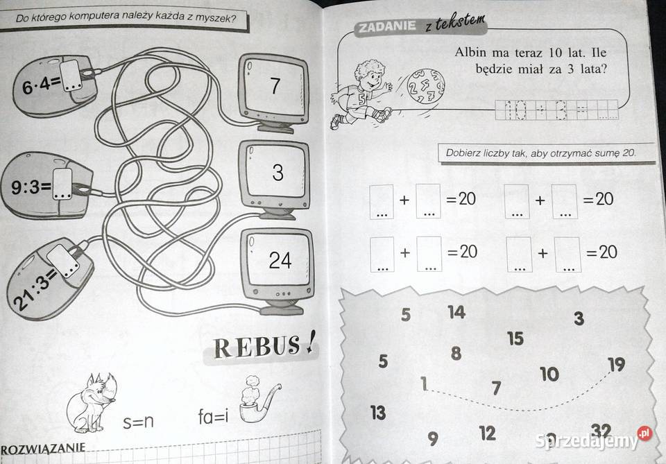 Moja matematyka Zabawy matematyczne klasy 1 sprzedam