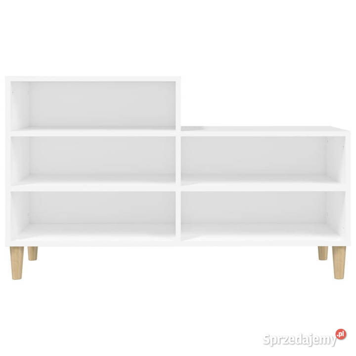 Półka na buty biała 102x36x60 materiał Warszawa