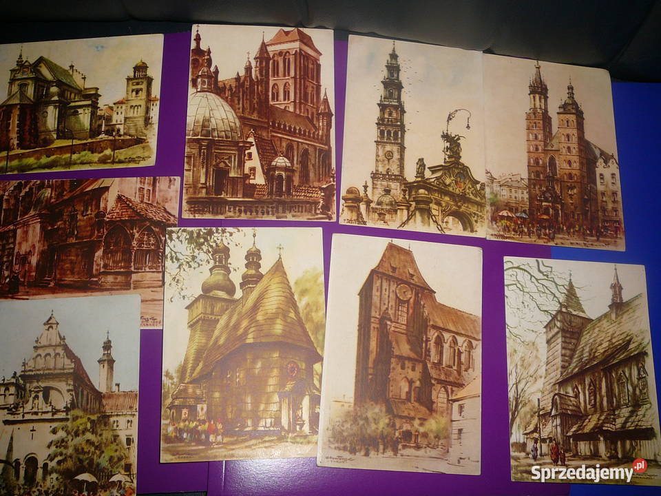 pocztówki PRL Rabka Lublin Częstochowa Kraków sprzedam