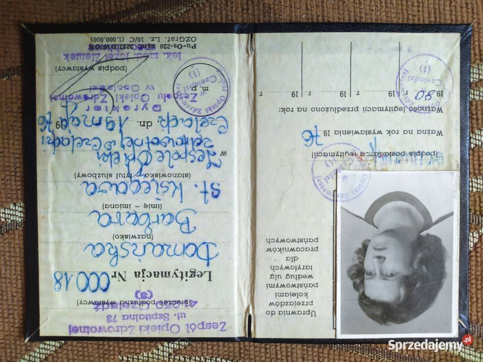 Sprzedam legitymację służbową Kraków sprzedam
