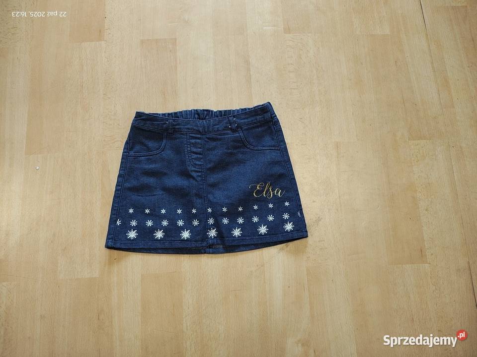 Spodnica spódniczka ala jeans Disney Elsa płatki Szczecin sprzedam