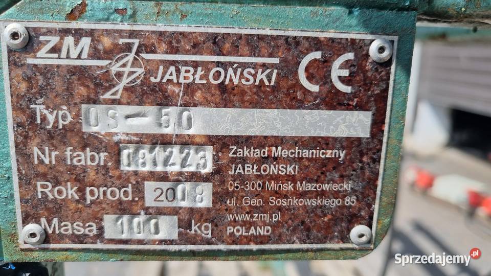 Fazowarka do kołków palisady Jabłoński FZ50 pomorskie Karsin