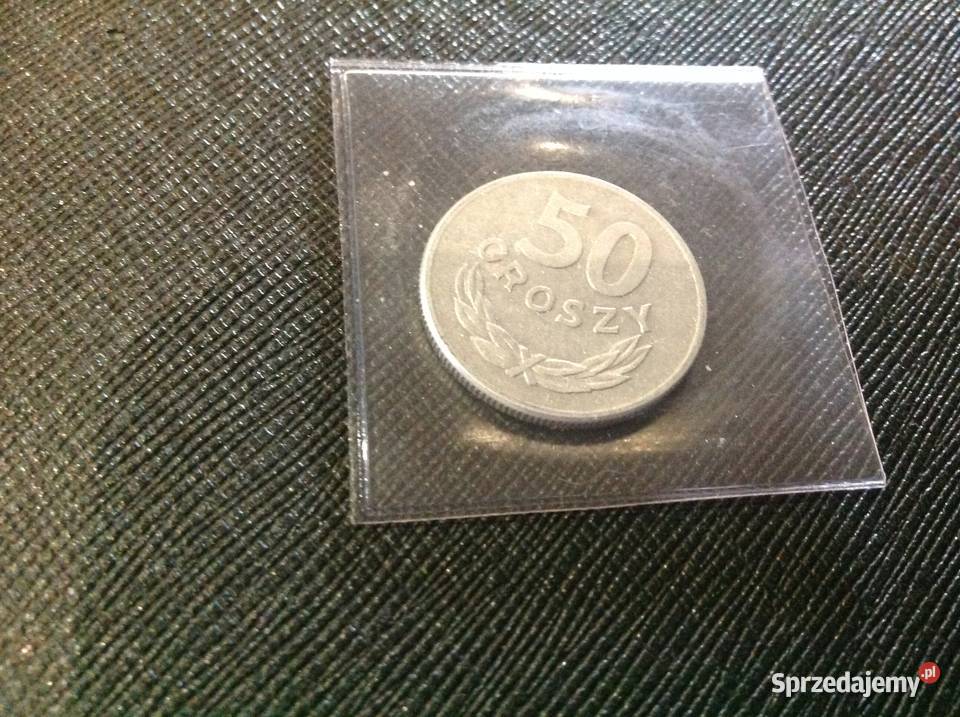Moneta Polska 50 gr 1965 Aluminium lubuskie Nowa Sól