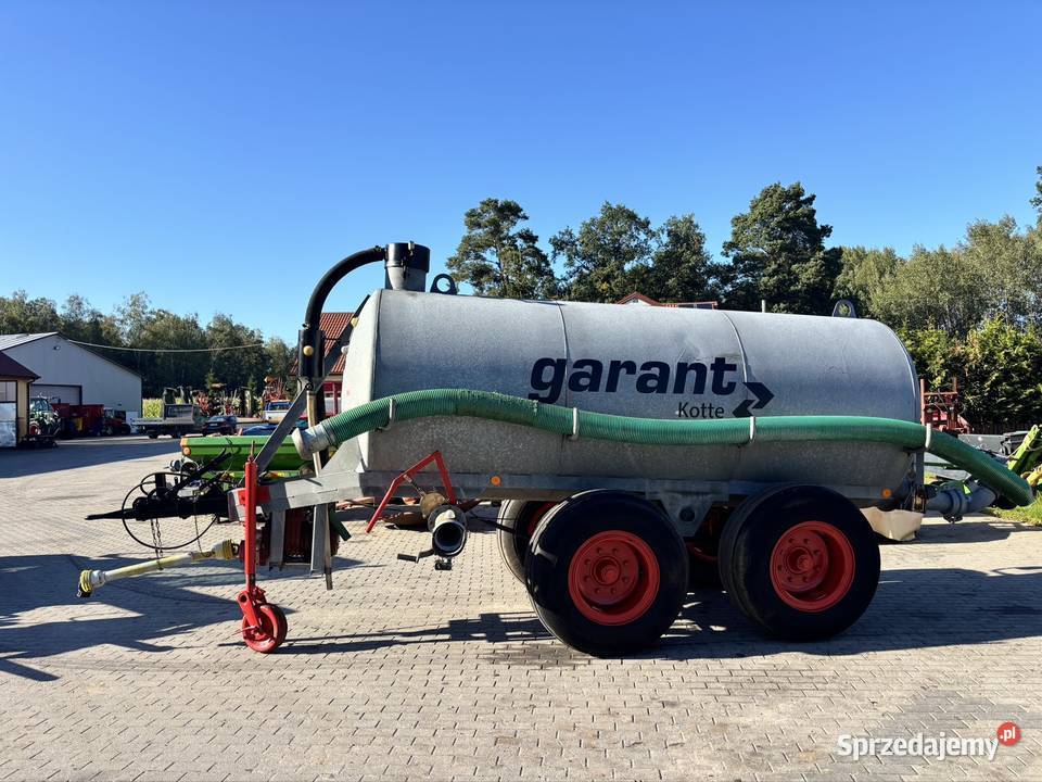 Beczkowóz Kotte Garant 7000 litrów beczka nieuszkodzony Myszyniec