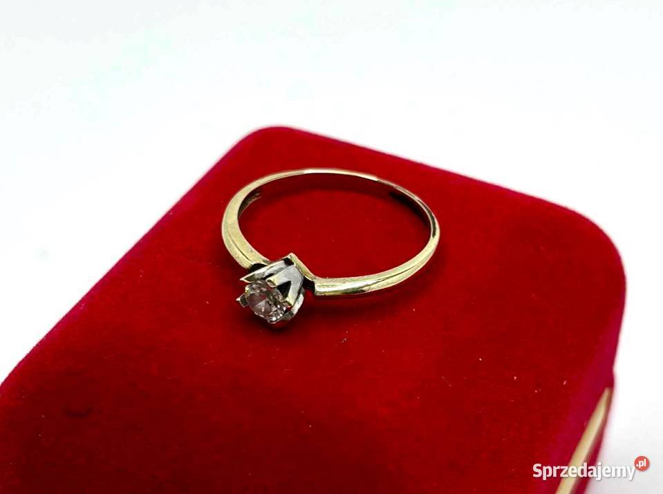 Złoty Pierścionek pr 333 15g R16 złoto Elbląg