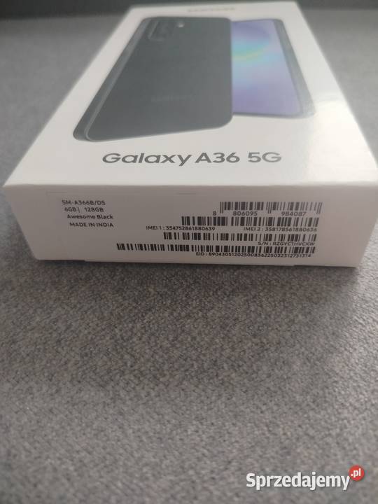 Samsung Galaxy A36 5GNowy Czarna Woda