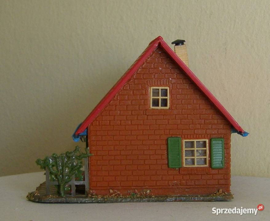 Domek na makietę 37 kolejka skala TT Łódź