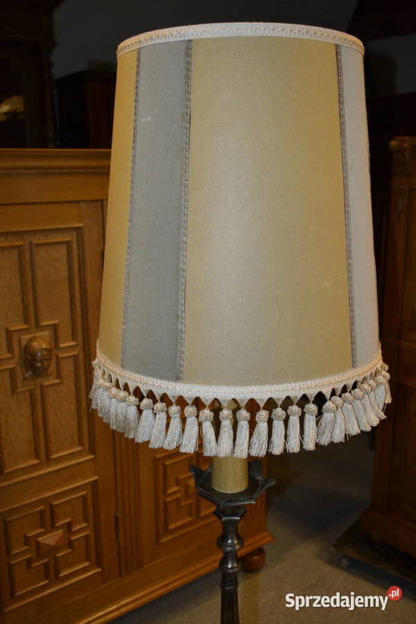 lampa podłogowa stare srebro Będzin