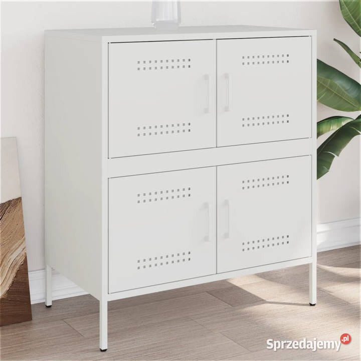 Szafka biała 68x39x79 stal WM842957 Warszawa sprzedam