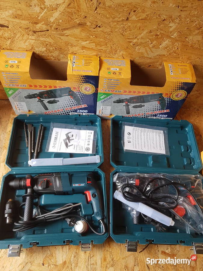 MŁOTOWIERTARKA ERMAN 2802 4 FUNKCJE 2500 SDS