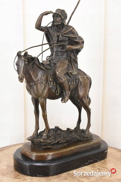 Arabski Wojownik Na Koniu Jeździec Figura Rzeźba małopolskie Kraków
