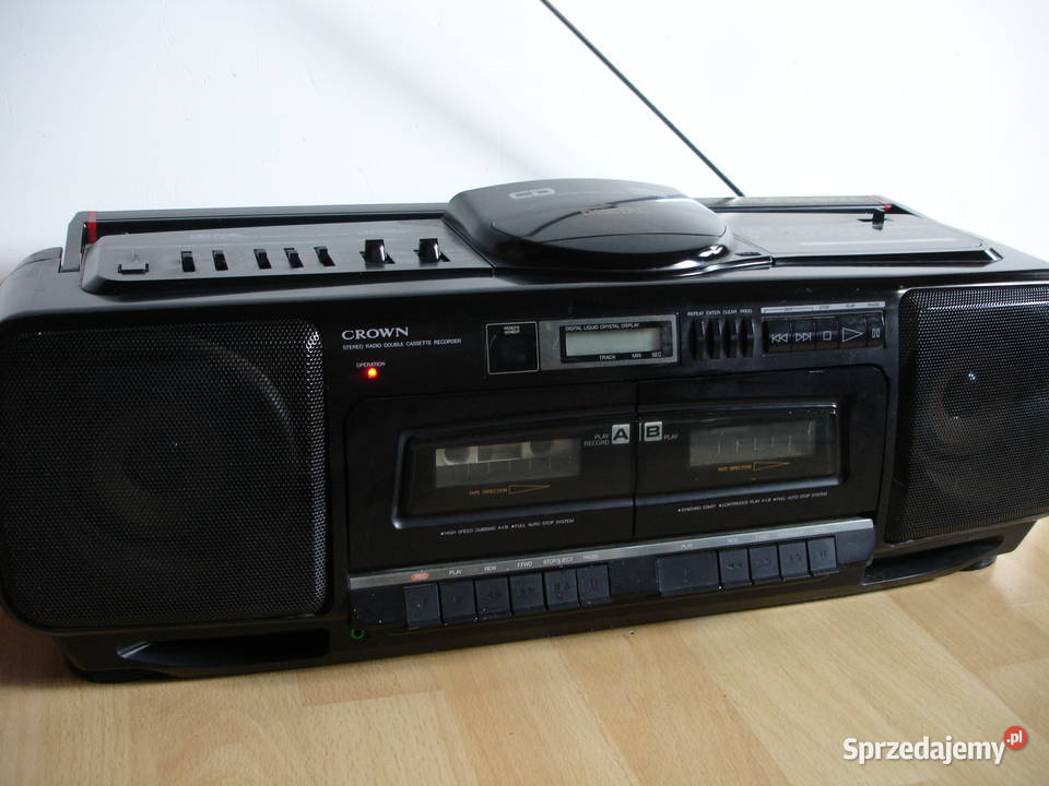 Radiomagnetofon CROWN CD560 lubuskie Zielona Góra
