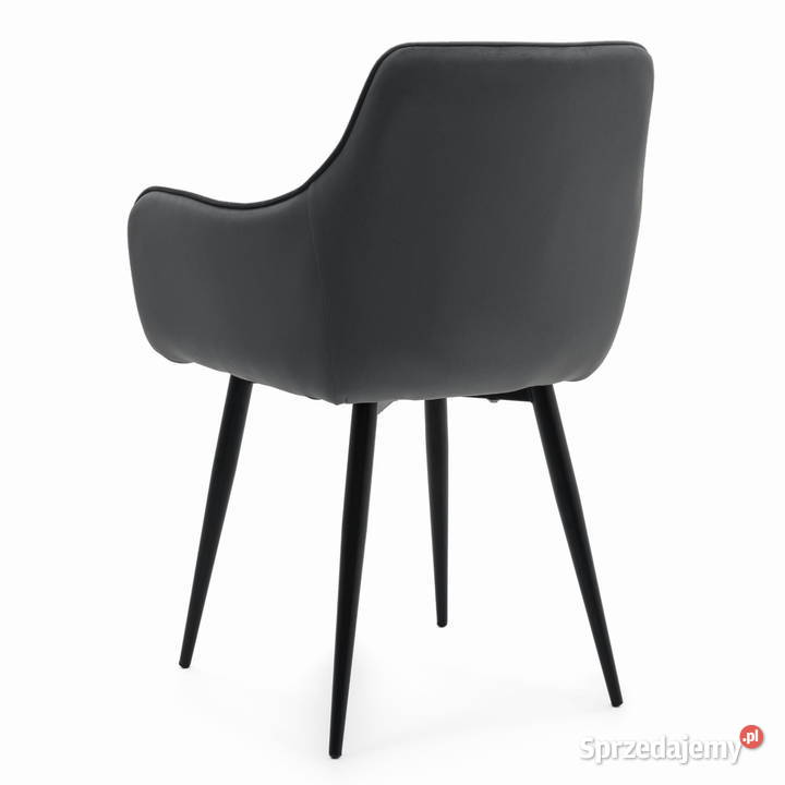 Szare Krzesło Tapicerowane Quattro Wysyłka 24H Tarchały Małe