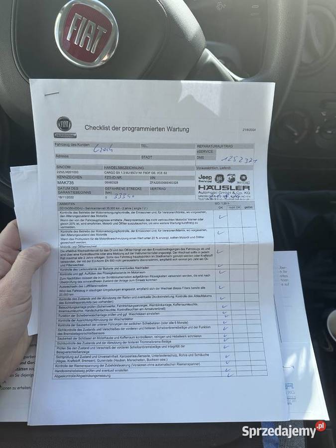 Fiat Fiorino SX13 MultiJet 95 manualna Kielcza