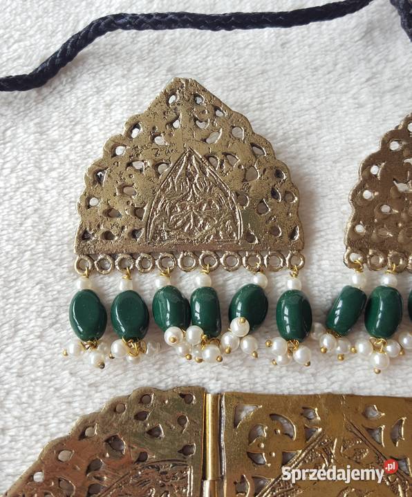 Komplet biżuteri indyjskiej naszyjnik chocker Szczecin