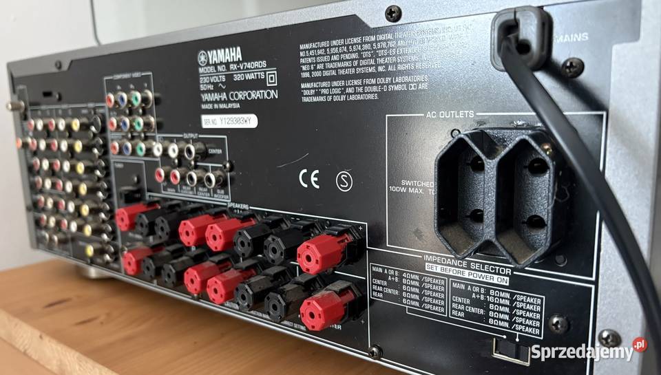 Amplituner Yamaha RXV740RDS Góra Bałdrzychowska-Kolonia