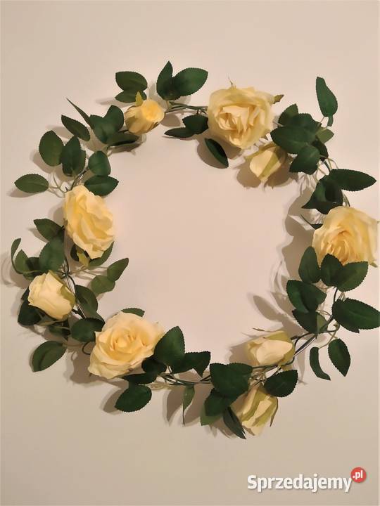 Girlandy kwiatowe metalowy wieniec zestaw 4 Warszawa sprzedam