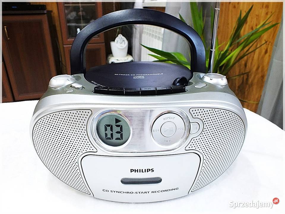 Boombox Philips AZ1022/12 Radioodtwarzacz Radio+CD+Kaseta