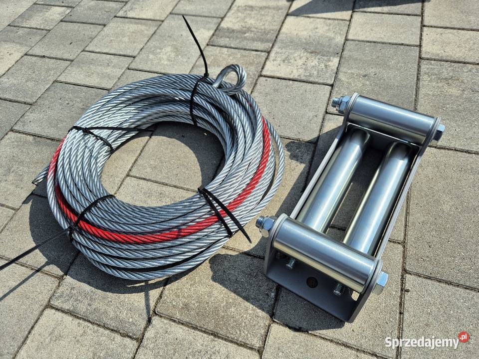 Lina stalowa do wyciągarki prowadnica rolkowa sprzedam
